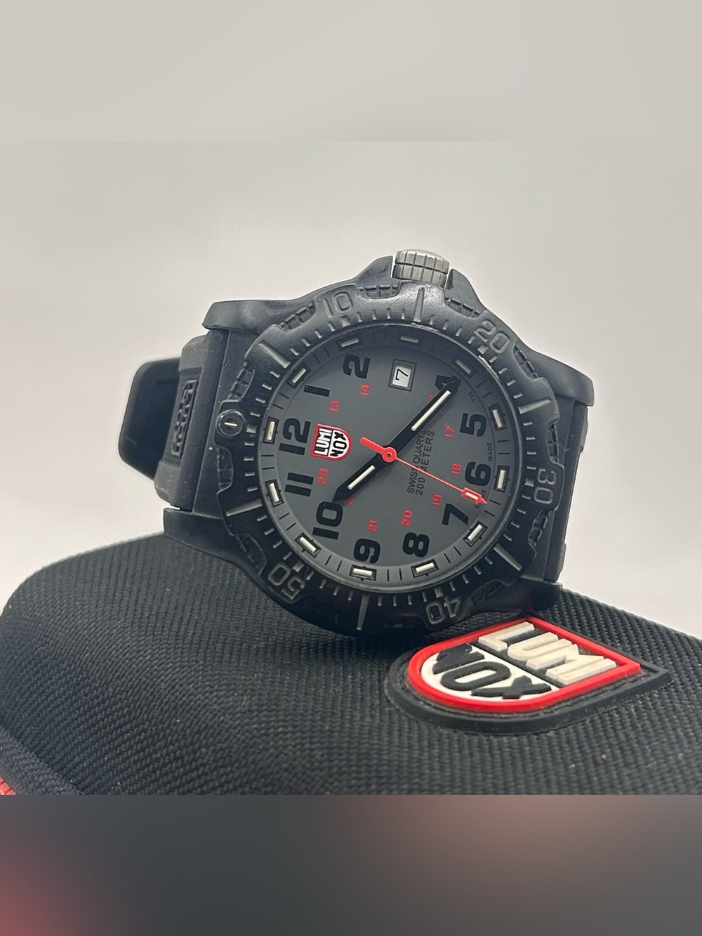 Luminox Black Ops Series 8802 Men’s Gray Dial Black Case/Strap Quartz 45mm Watch